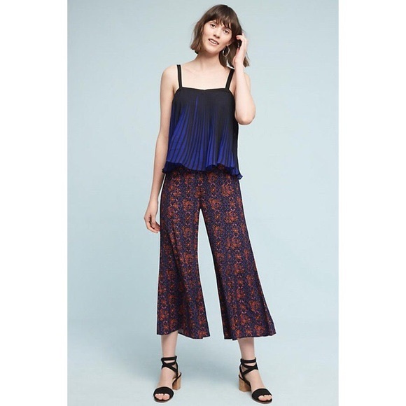 Anthropologie Pants - Anthropologie Elevenes Paisley Wide Leg Pants
